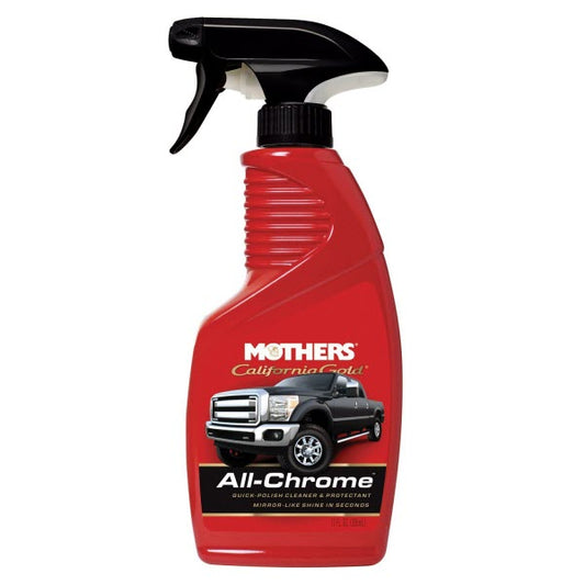 Mothers 5222 California Gold All Chrome Quick Polish 12 oz