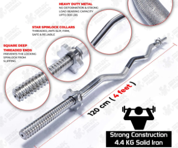 Dumbbell EZ Curl Bar